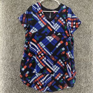 Vince Camuto medium short sleeve multicolor blouse